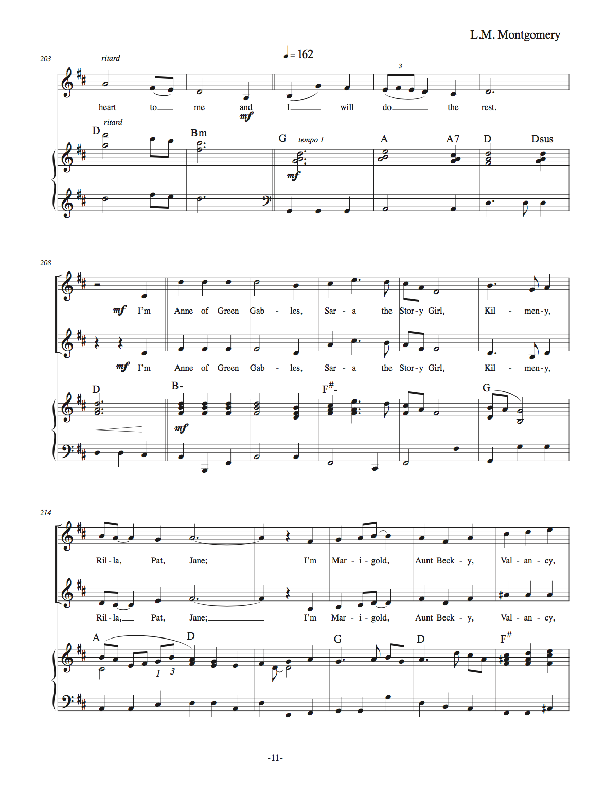 L.M. Montgomery: A Song Portrait