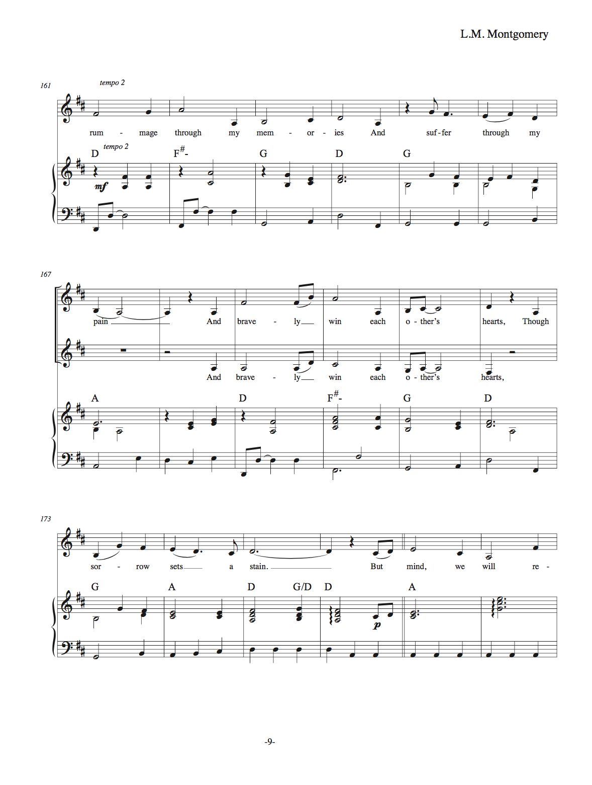 L.M. Montgomery: A Song Portrait